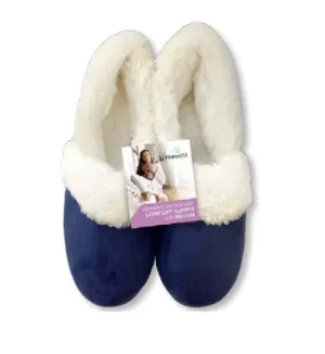 Women’s Microfibre  Comfort Slipper  Sizes S/M/L