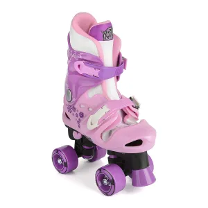 Xootz Kid's Quad Skates, Pink/Purple Roller Skates, Size 13 - 3