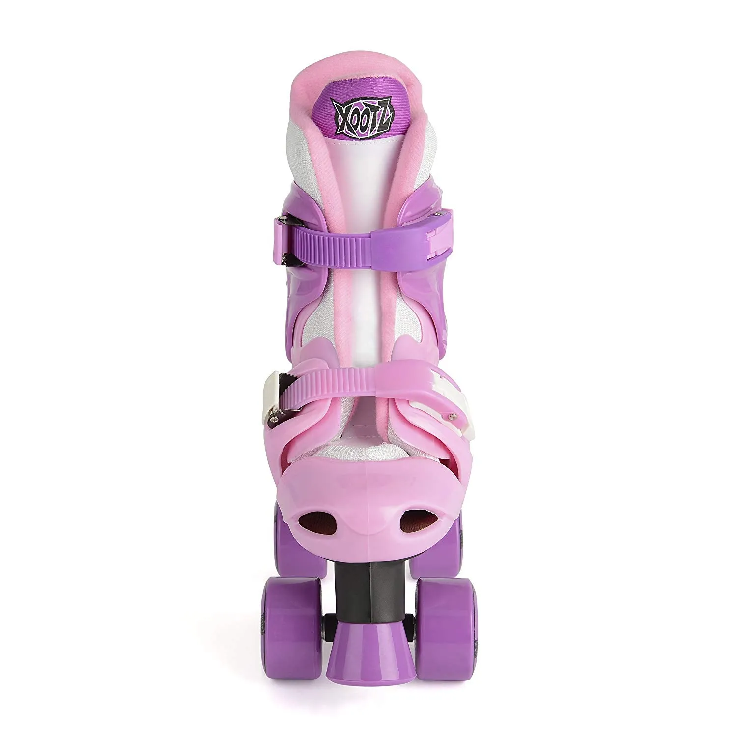 Xootz Kid's Quad Skates, Pink/Purple Roller Skates, Size 13 - 3