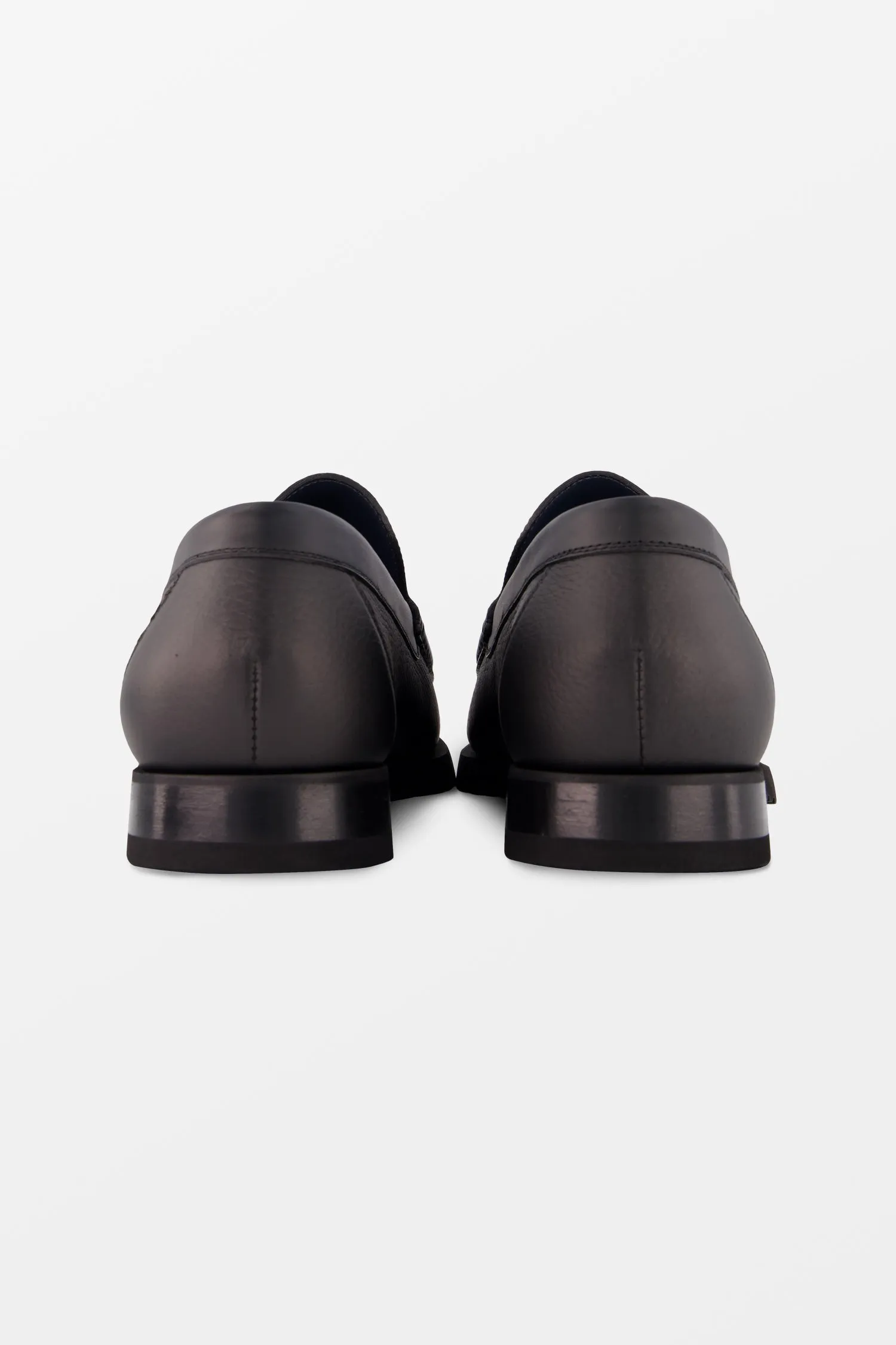 Zilli Black Boston Loafers
