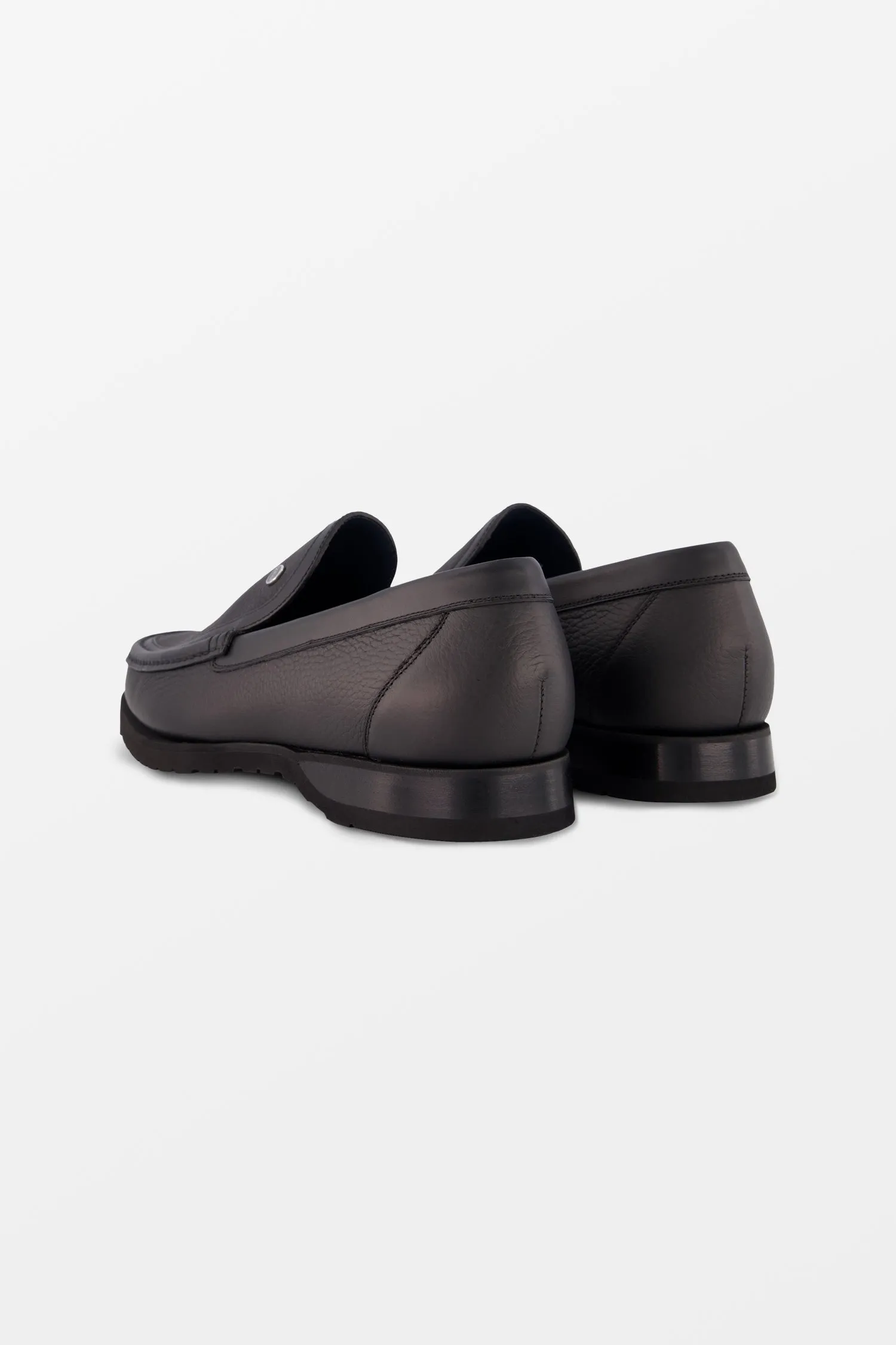 Zilli Black Boston Loafers