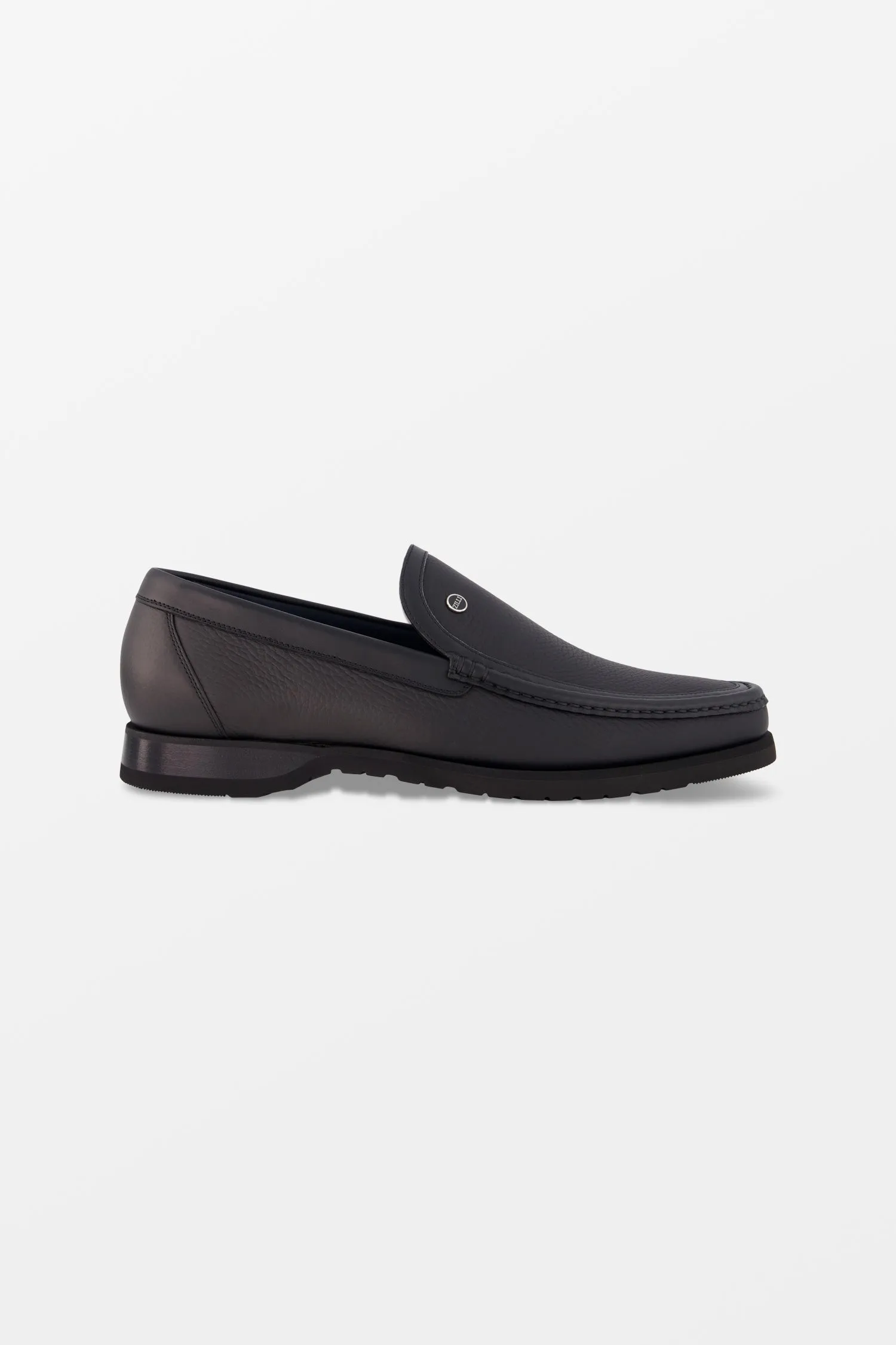 Zilli Black Boston Loafers