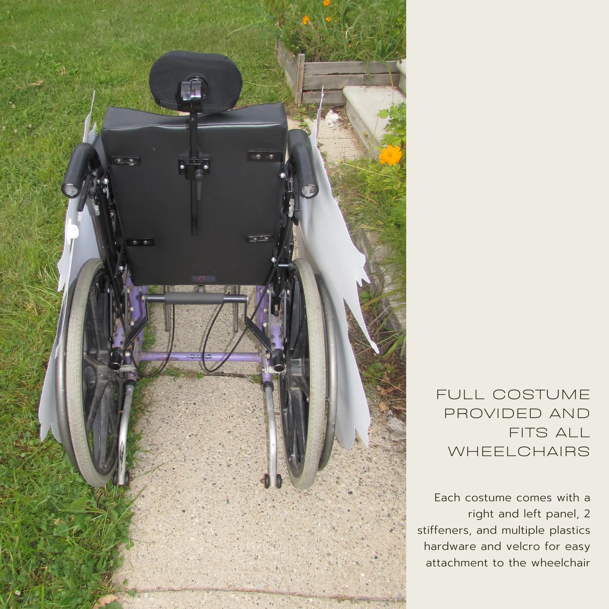 Zombie Mummy 2 Wheelchair Costume Child's