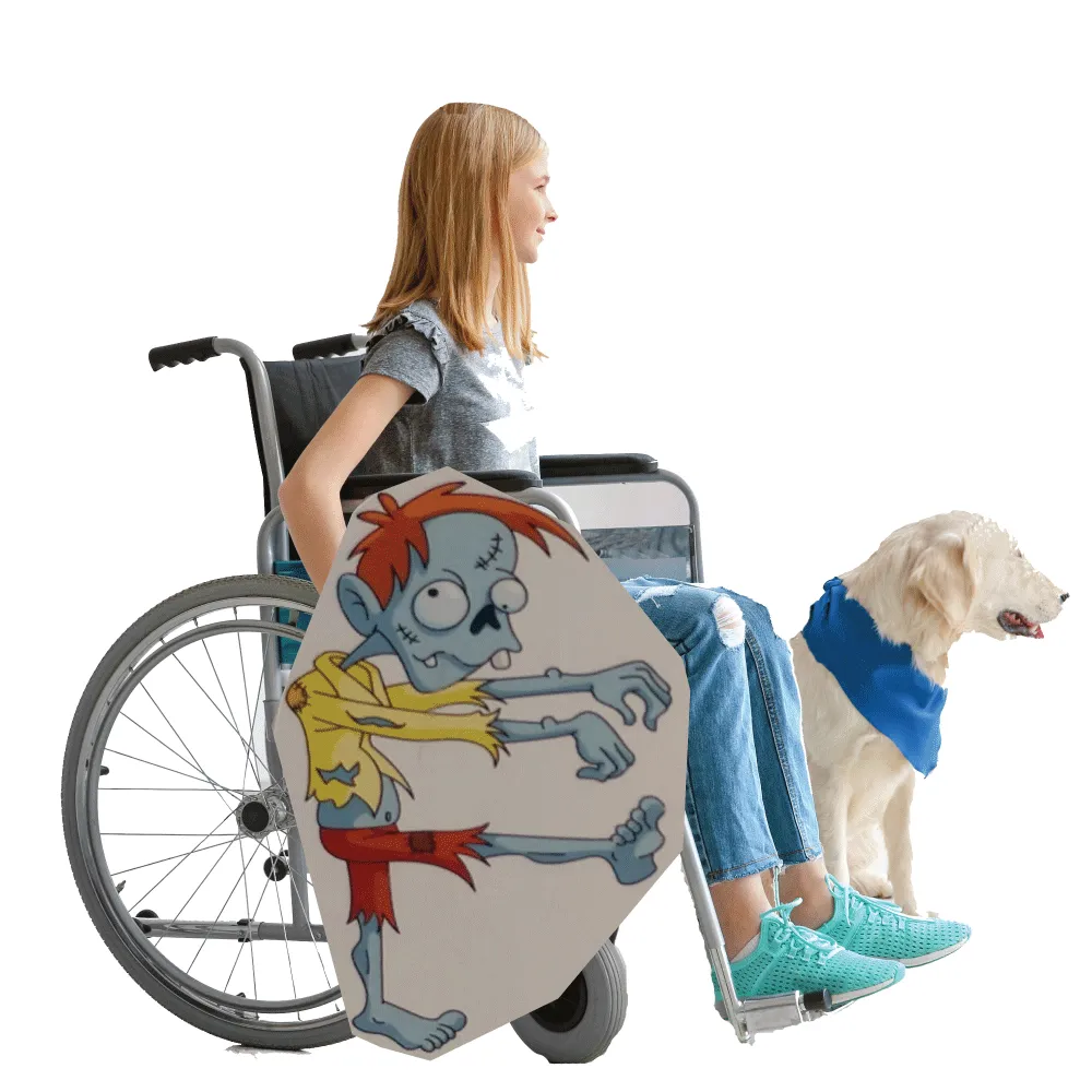 Zombie Mummy 2 Wheelchair Costume Child's